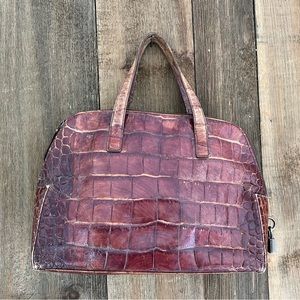 DKNY Leather croc embossed Bag
